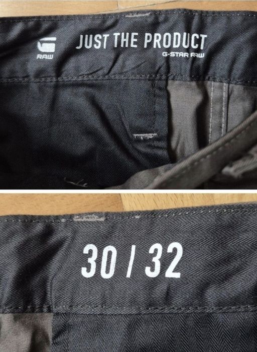 Pantaloni Premium G-Star RAW, Slim Fit, Verde, Bărbați - W30 L32