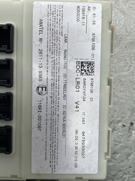 Компютър/ БДЦ модул/ ключ БМВ Х1, Ф48 (computer bdc bmw f48)