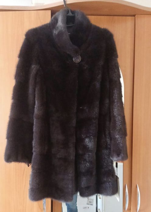 Шуба норковая "Шоколад"