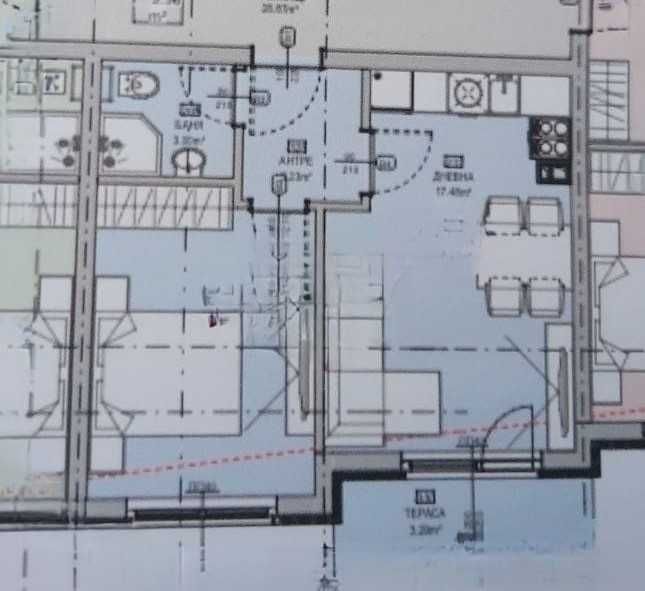 Продава се Двустаен апартамент в София, Център - 54 кв.м за 2278 €/кв.м - Снимка #3