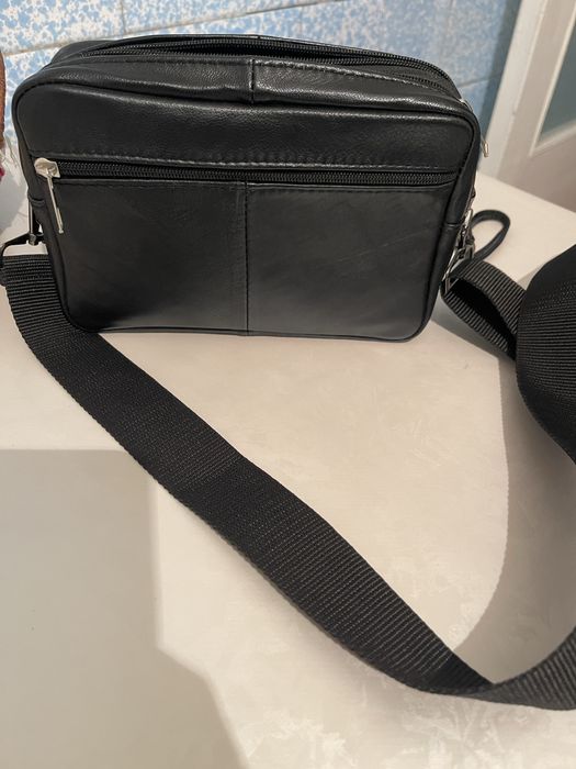 Натуральная кожаная барсетка