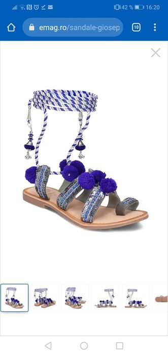 Sandale noi din piele, marime 37, 150lei