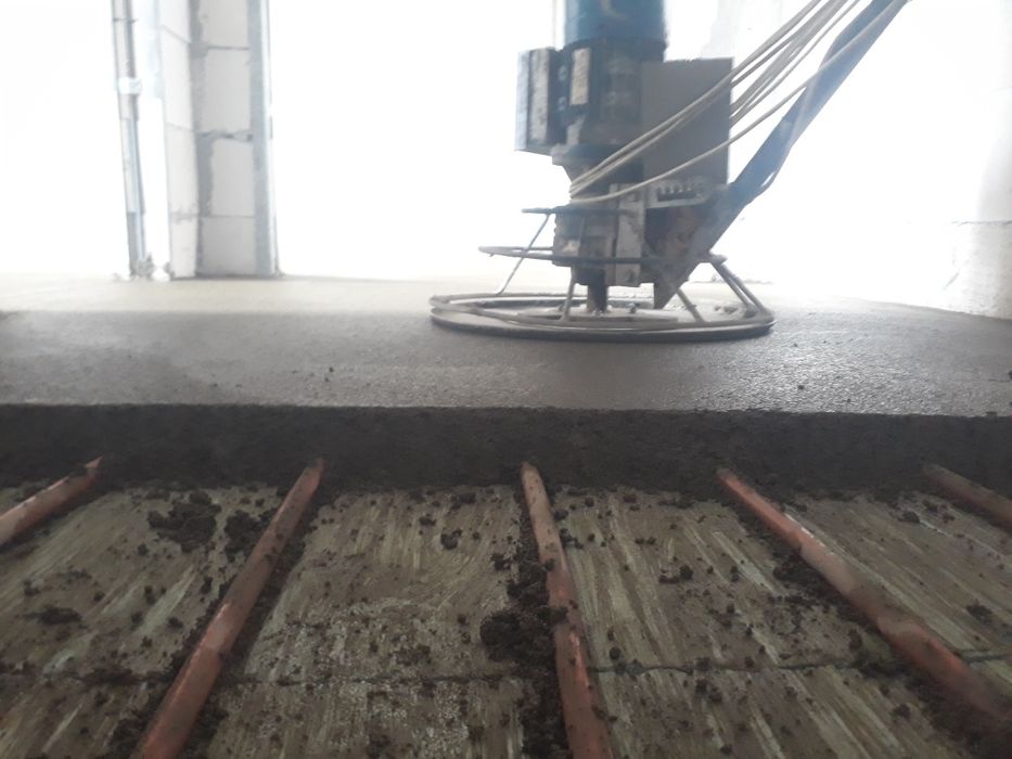 Сухой стяжки пола.