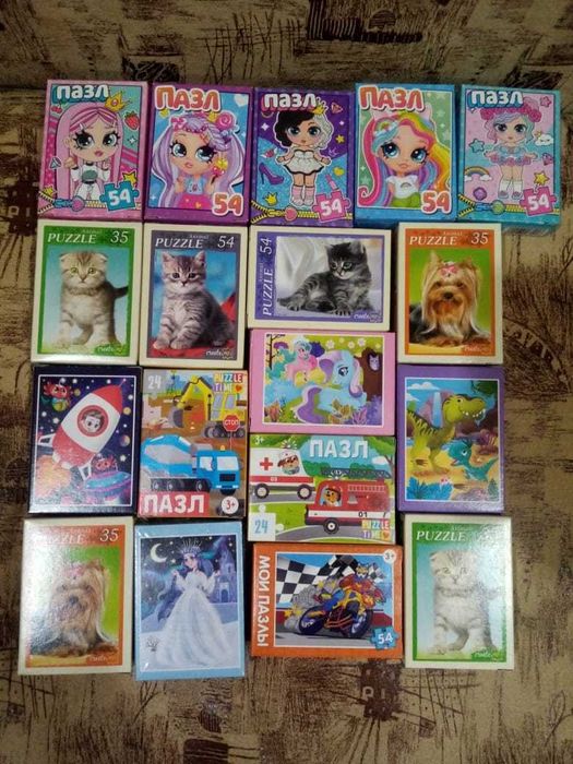 продам пазлы мелкие, 3D пазл