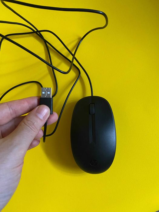 Mouse optic HP cu cablu USB, nefolosit
