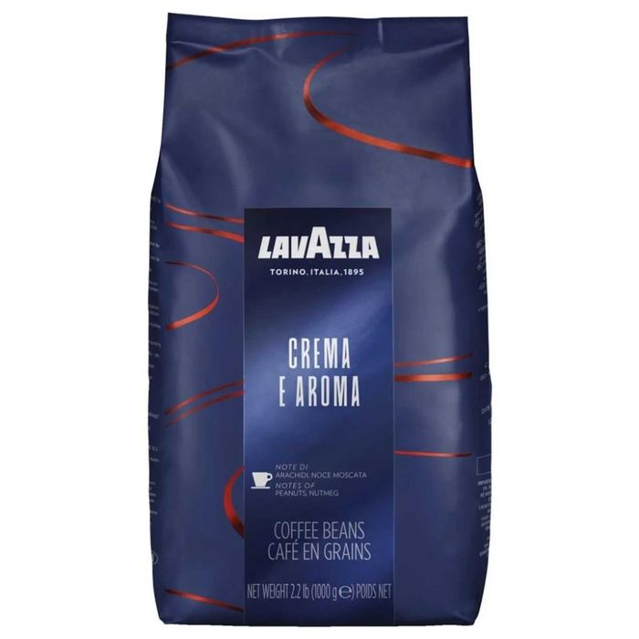 Кафе на зърна Лаваца Крема арома Блу 1кг. Lavazza Crema e aroma Blue