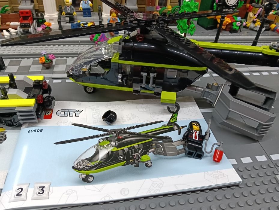 Lego Elicopter și vagon