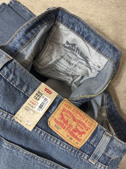 Levis 502 мужские джинсы 36/32 оригинал USA