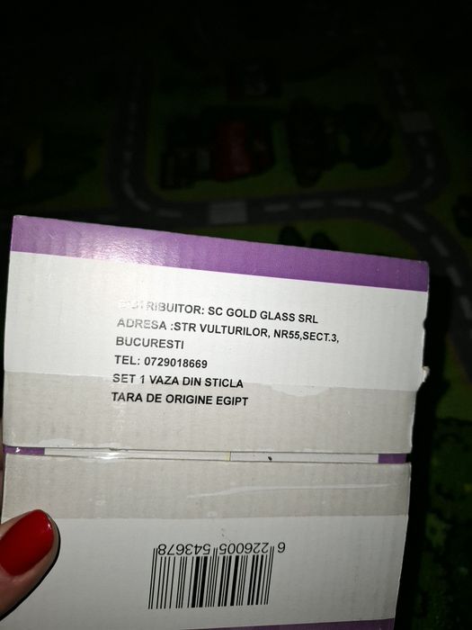 Vaza din sticla noua