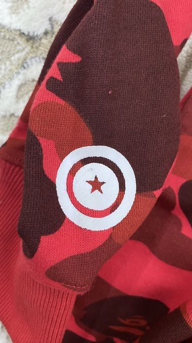 Зипка bape red размер хл