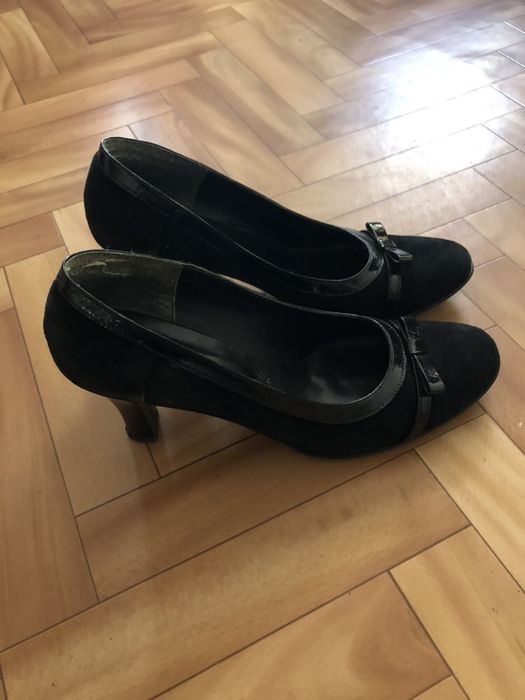 Pantofi dama, piele naturala intoarsa