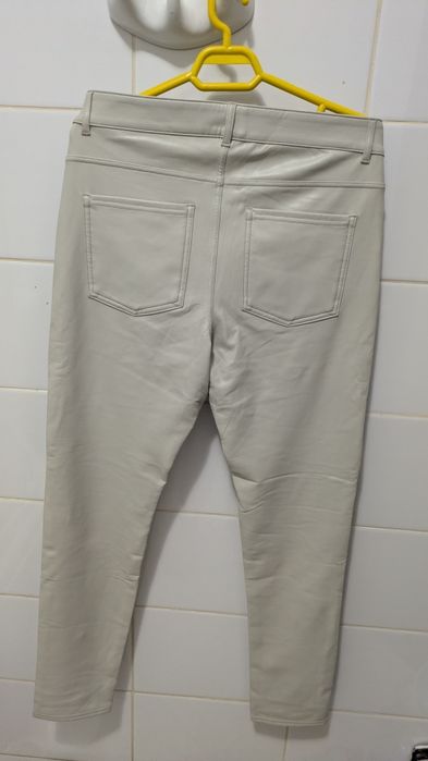 Pantaloni imitație piele calzedonia m