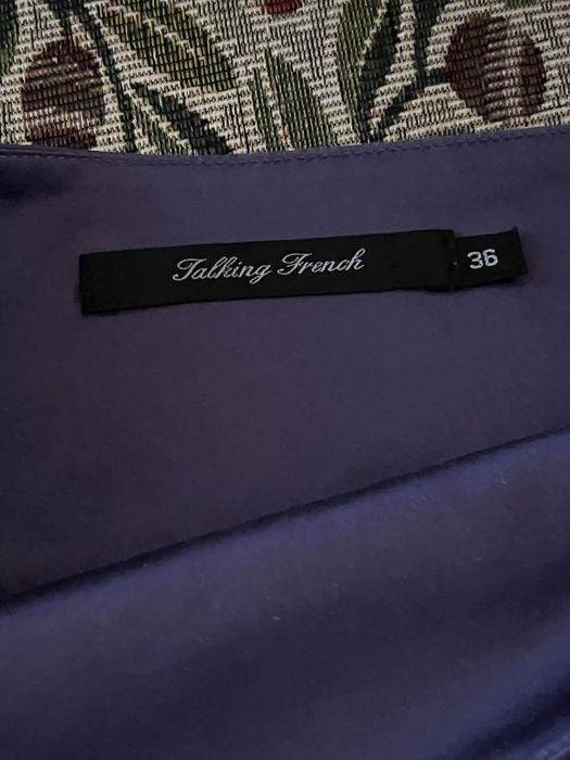 Fustă din mătase naturală, Talking French, mov