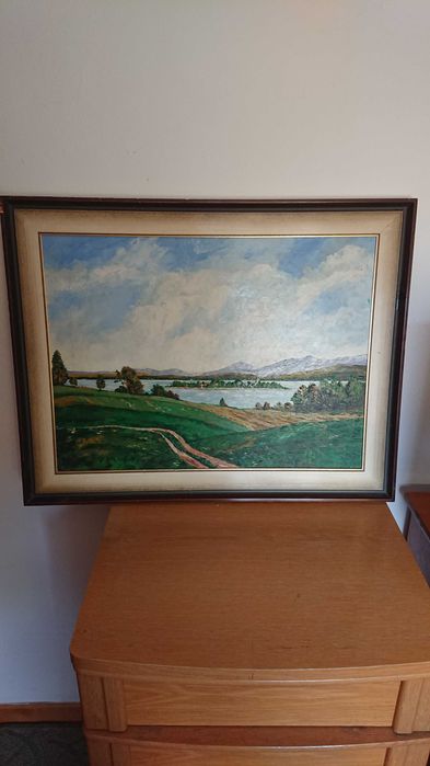 Tablouri pictate pe panza si pe lemn