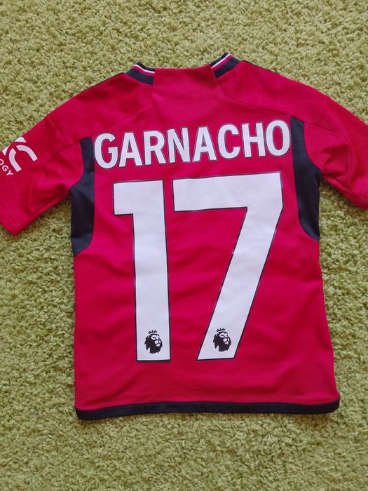 Tricou Fotbal Copii Manchester United #17 Garnacho