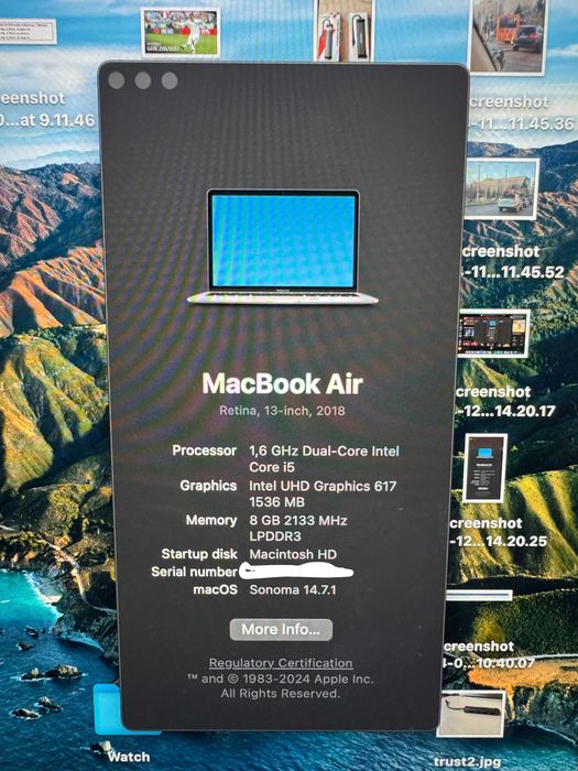 Macbook Air 2018 13-inch / Макбуук Еър 2018 + подарък