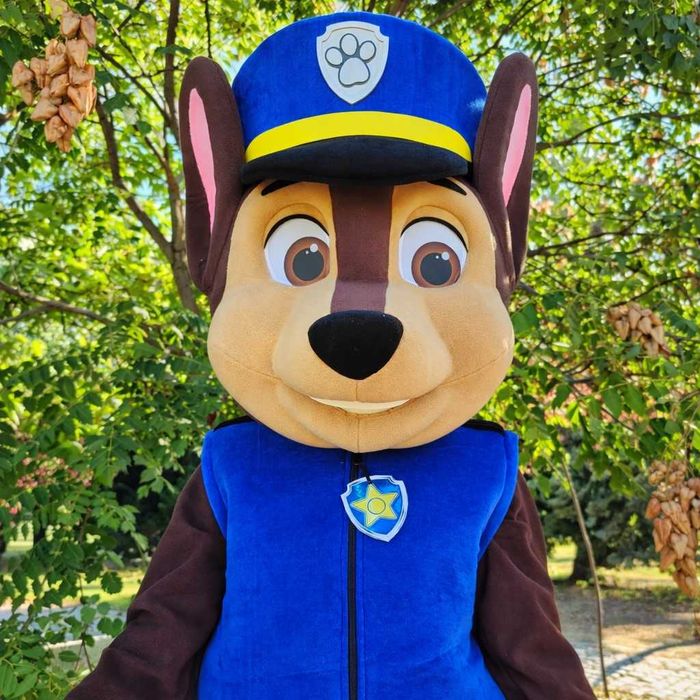 Chase Paw Patrol Costum Mascota Premium Profesional Lux