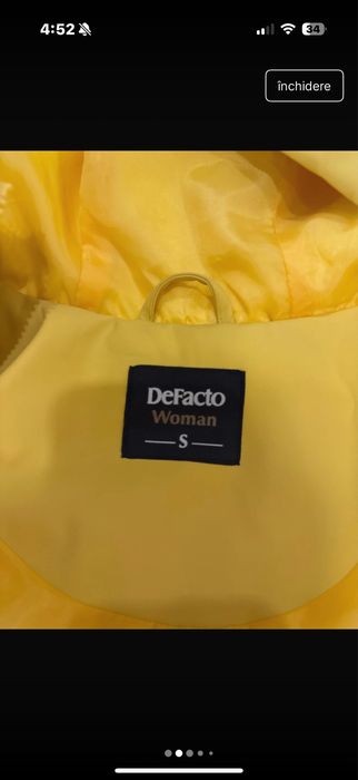Geaca impermeabila femei DeFacto S