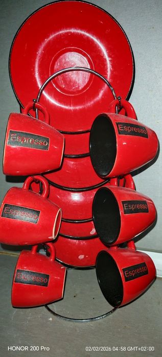 Сервиз за късо кафе