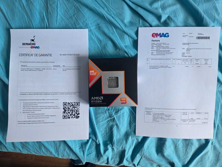 Procesor AMD Ryzen 9 9950X3D, 144MB Cache