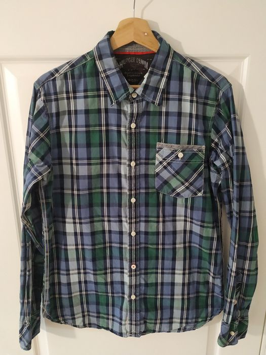 Cămașă în carouri bărbați Hilfiger Denim, mărimea L
