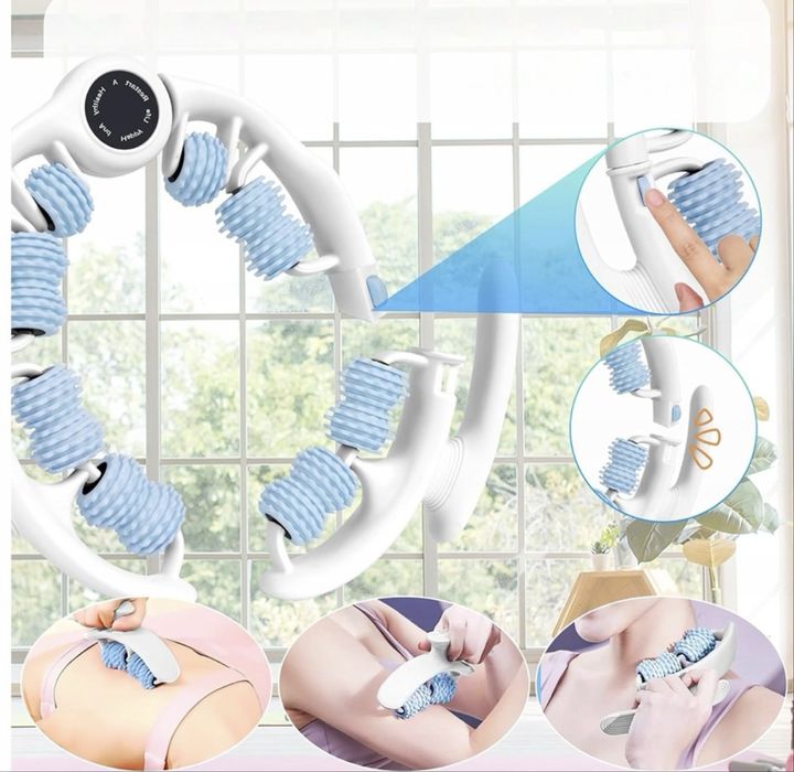 Апарат за вибромасаж, масаж на крака 360, 14 ролки