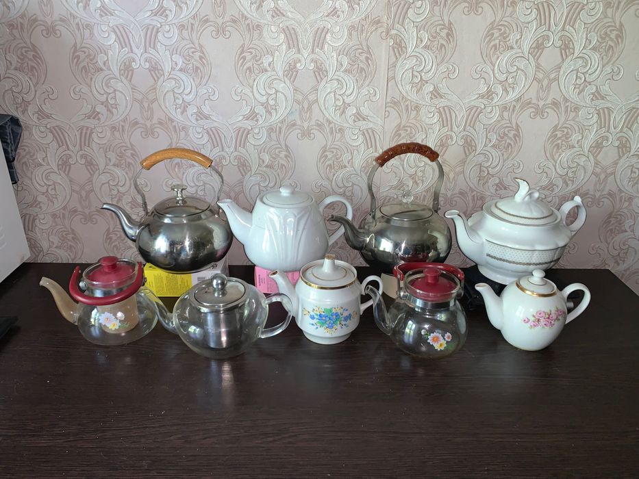 Чайник заварочный керамика стекло железо чайник для заварки