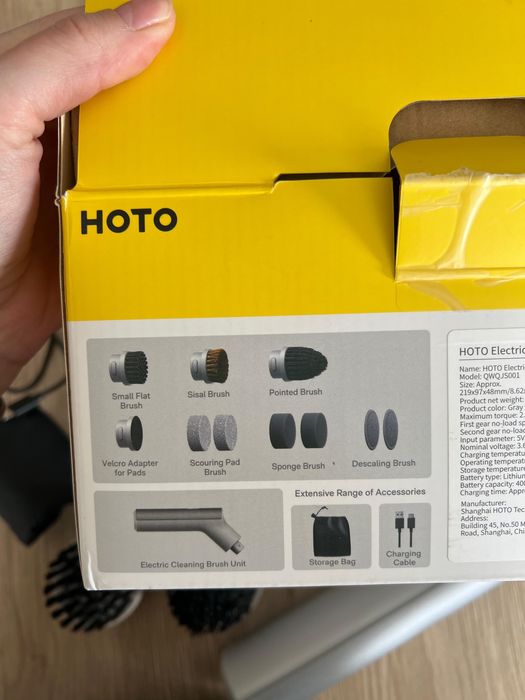 HOTO Electric Kitchen Scrubber