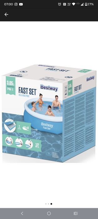 Piscina rotunda 305 cm/ 76 cm