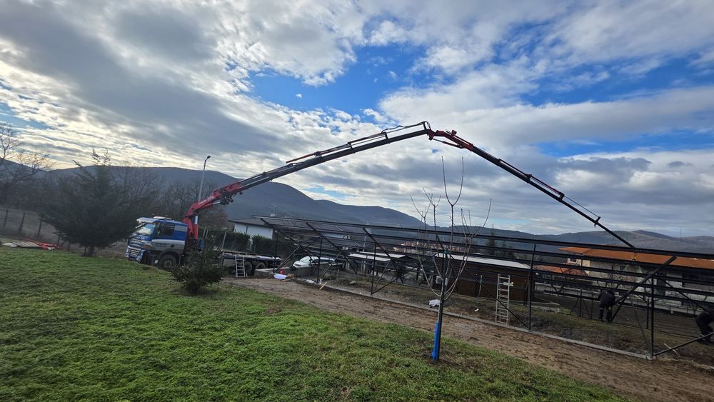 Вишка Камион с Кран и автокран под наем