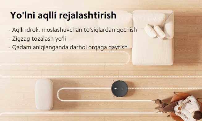 Xiaomi Robot Vacuum Cleaner E5 – 73 000 so‘m/oyiga! Muddatli to‘lov!