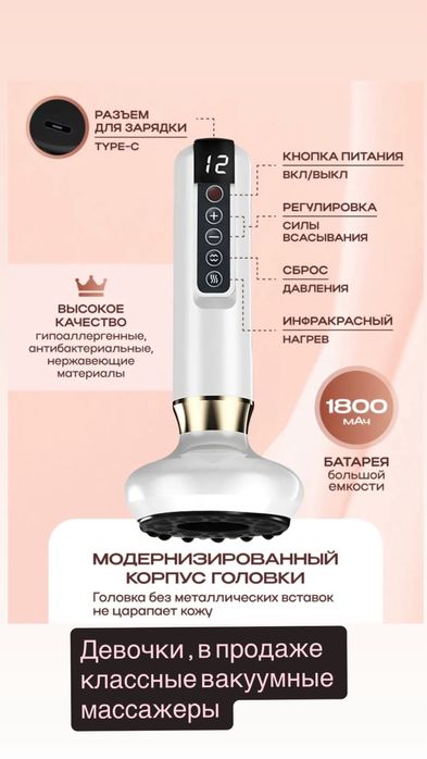 Вакуумный массажер