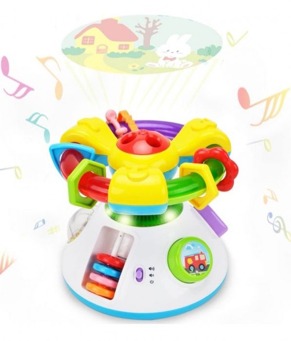 Jucarie/centru de activități muzical și cu proiector