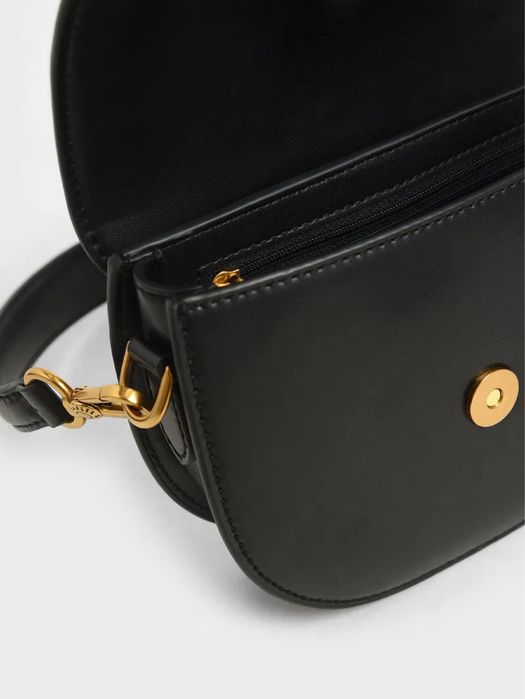 Charles & Keith mini Gabine saddle bag