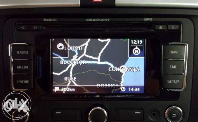 Card harti navigatie Volkswagen pentru unitatea RNS 315 Golf Passat