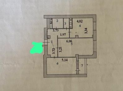 Продается 2 комн квартира , не студия