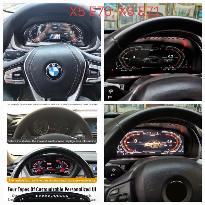 Ceasuri digitale Bmw Seria 3 E90,E91,E92,Seria5 E60,E61,E70,E71,X5,X6