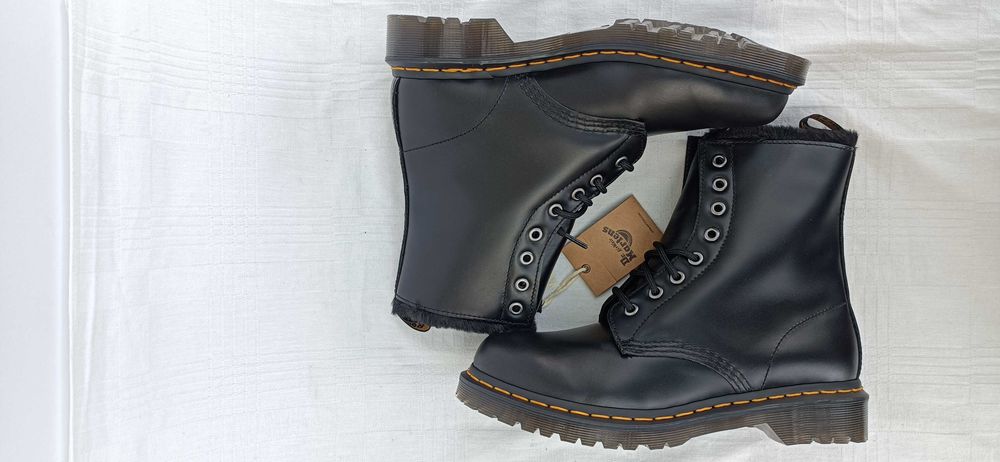 Dr Martens Serena Dark Grey Atlas ghete iarna blana 37, 38, 40, 41