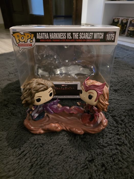 Marvel Funko pop moment Agatha Harkness Vs. The Scarlet Witch