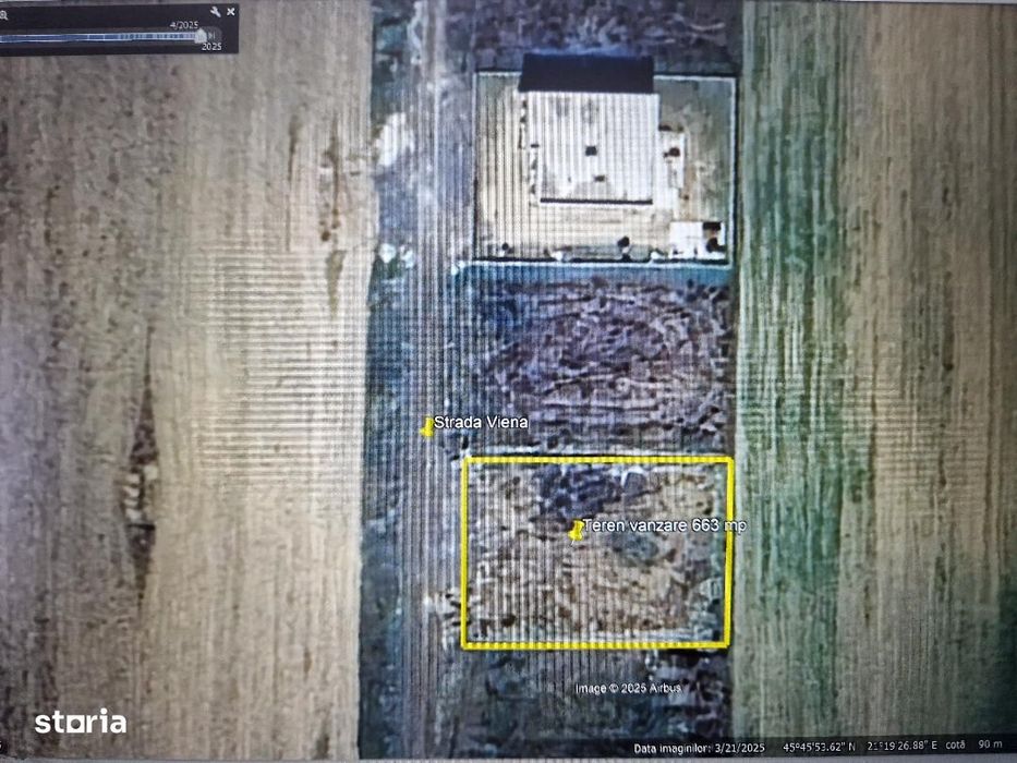 Teren de Vanzare 633 mp in Ghiroda Pret 69.900 Euro