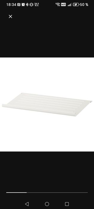 Polita alba metalica 75x35