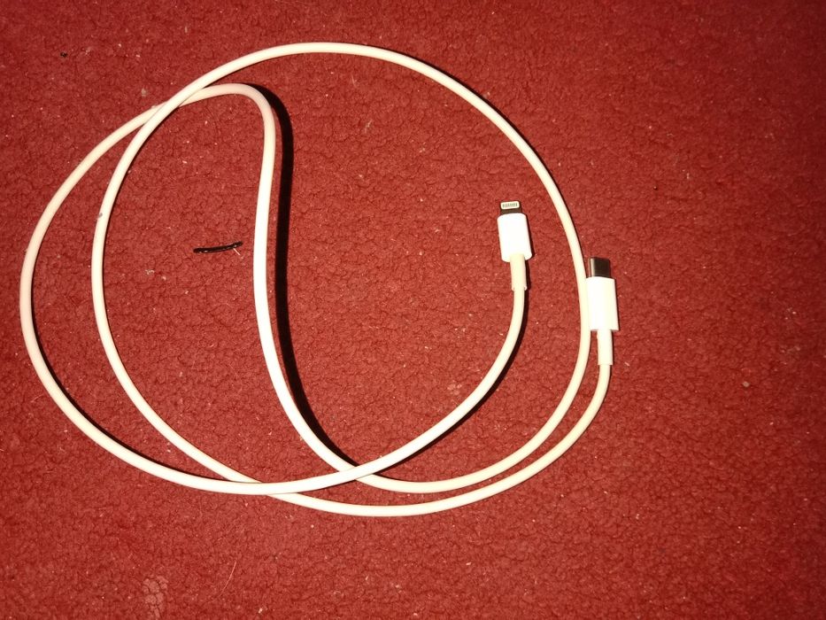 Оригинал адаптер со lightning шнуром для айфон