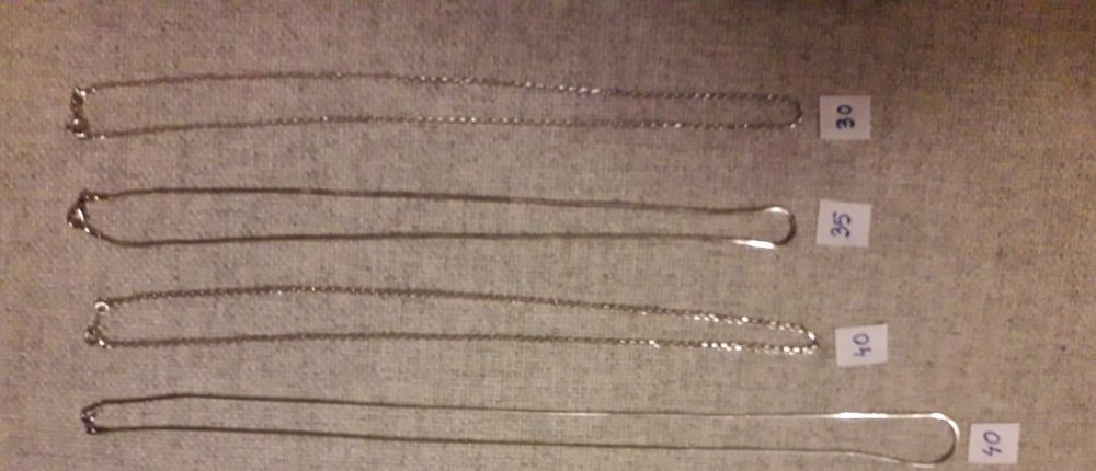 Lanț argint 925, lungime 45-55 cm