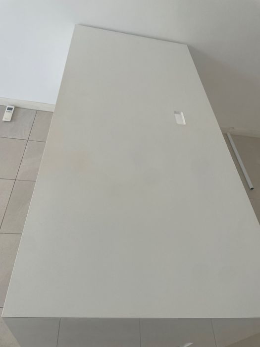 Офис бюро MDF бял лак 180/80