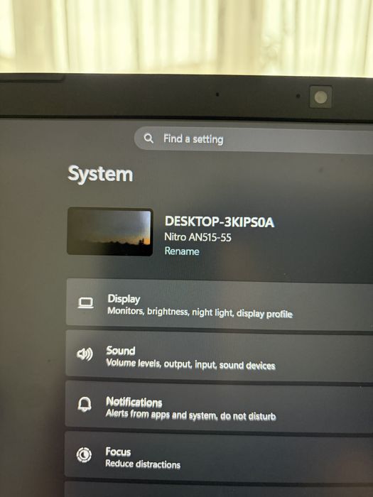 Laptop Gaming ACER Nitro 5AN515-55, Intel I7, SSD 512GB,