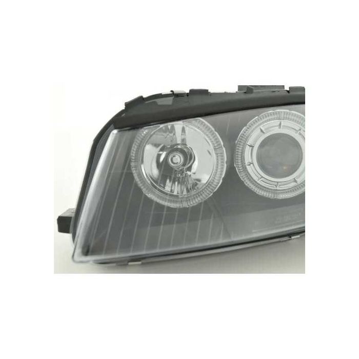 фарове Ауди А3 8П Нови Черни Затъмнени ейнджъл Тунинг  Audi A3 8P DEPO