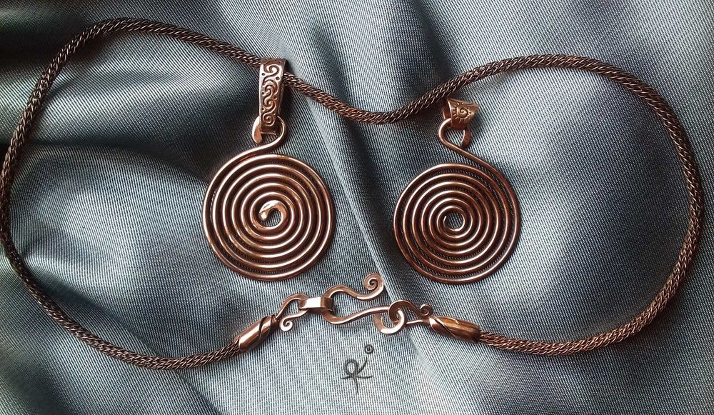 Авторские украшения из меди, ручной работы