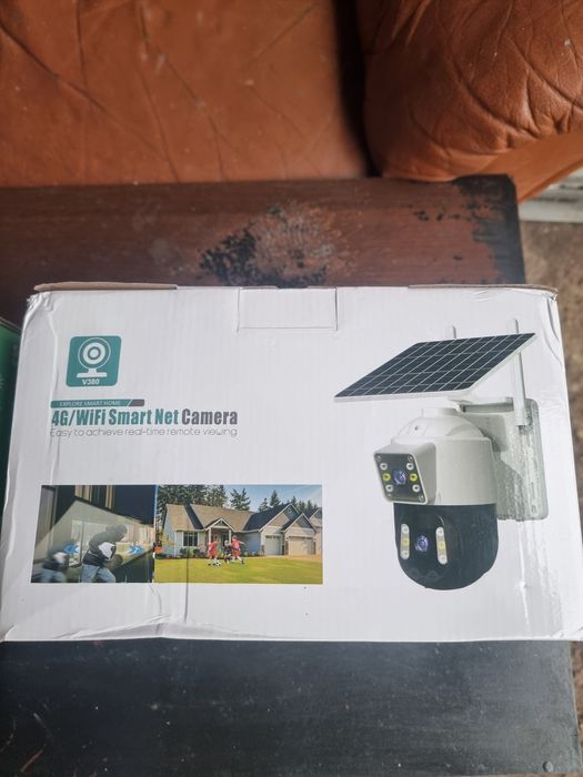 Camera de supraveghere cu panou solar si cartela sim 4g