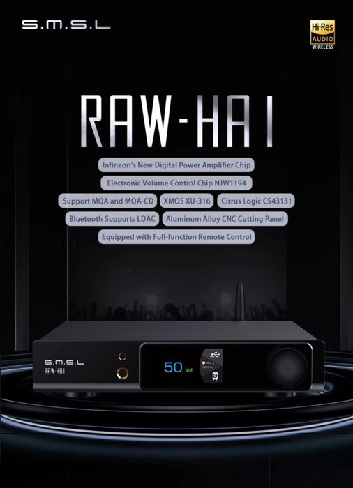 SMSL RAW-HA1 2.1 Усилитель мощности