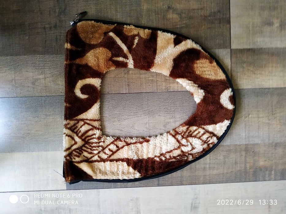 Чехол для унитаза ( мягкий , тигровый )